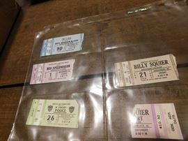 REO Speedwagon, Police Ticket Stubs
