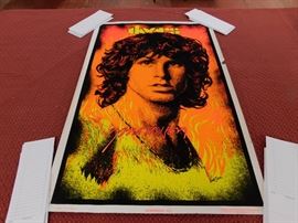 Jim Morrison Blacklight Poster