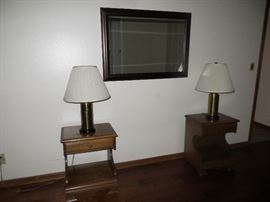 Mirror and lamps still available. Night stands have been sold. 