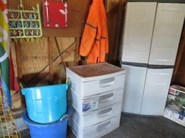 Outdoor cabinets have been sold , other items are still available.