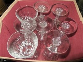 Crystal wind glass set of 8