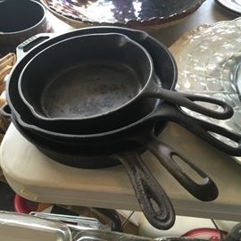cast-iron pans