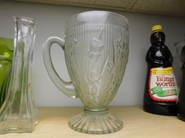 Iris and Herringbone Pitcher 