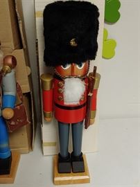Several German Wooden Nutcrackers
