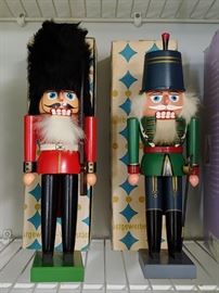 Wooden German Nutcrackers in Boxes 