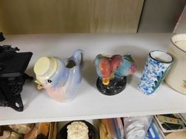 Pottery Bird Creamer 