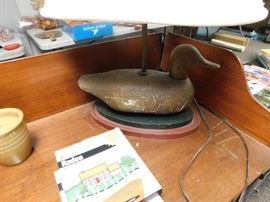 Wooden Duck Lamp