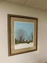 Bob Timberlake "Spring Snow" Signed and Numbered