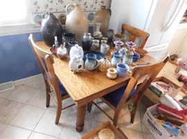 Oak Table and Chairs