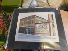 Davie St. Greensboro Print