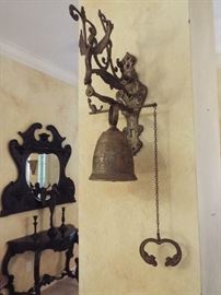 Antique brass bell