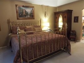 Antique King size bed from Chirk, Wales
