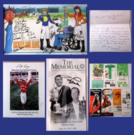 Lots of Signed Items including Pat Day, Tickets and More 