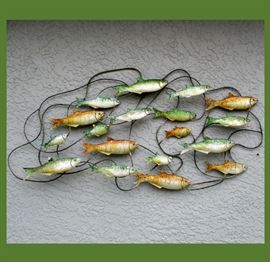 Metal Fish Sculpture 