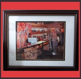 Pete Rose and Herbie together in a  Pete Rose Signed Photograph 