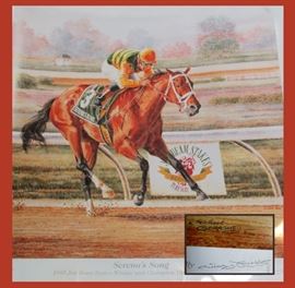 Michael Geraghty Signed Horse Racing Poster 