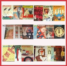 Small Sample of the Large Playboy Collection, Many 50's and 60's as well as many from later years and a good many in pristine condition 