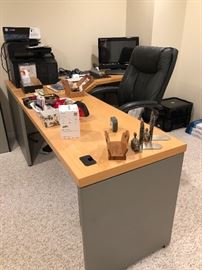 Desk Set Up,  Chair 