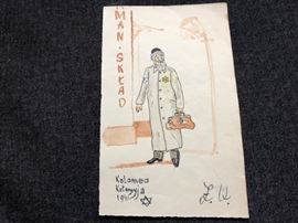 JEWISH GHETTO PAINTING