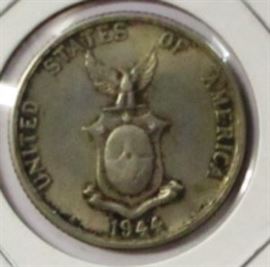 1944 Fifty Centavos 