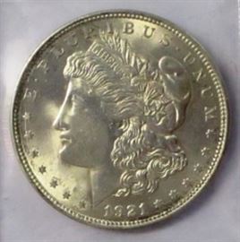 1921 Morgan Dollar 