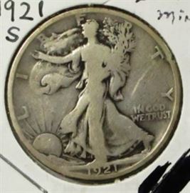 1921 Half Dollar 