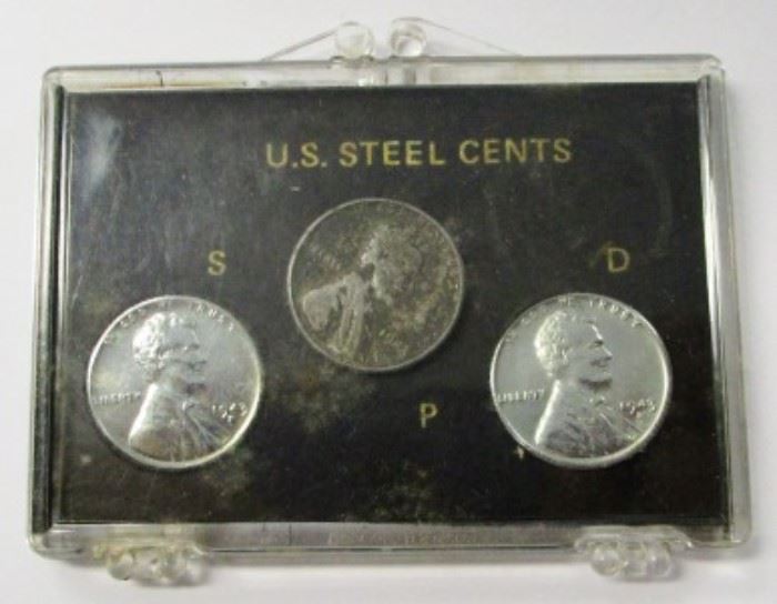 Steel Wheat Penny Set 