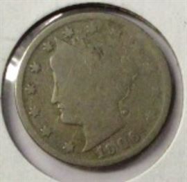 1906 V Nickel 