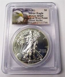 2013-W MS69 silver eagle