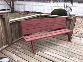 Redwood Garden Bench