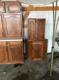 oak kitchen cabinets - a full kitchen worth 