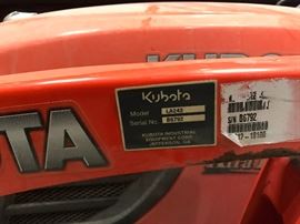 Specs on Kubota front loader LA243