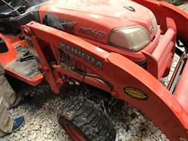 side view kubota BX 2660 