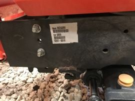 serial number for 2012 Kubota BX 2660 tractor 