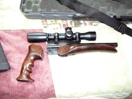 22 long rifle set up for the contender