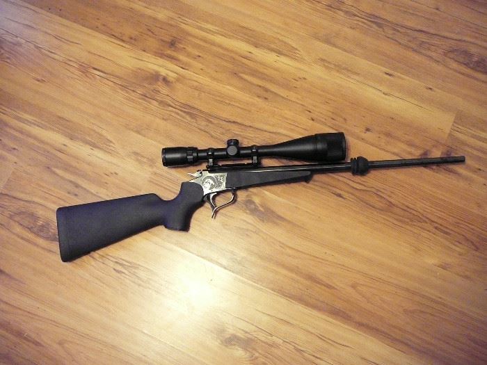 Texas Contender rifle .17 caliber (223 cutdown) bushnell scope 