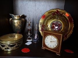 Apollo Powder box and Egyptian perfume bottles