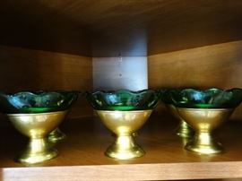 Aluminum ware dessert/ice cream dishes