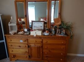 Webb dresser with mirror