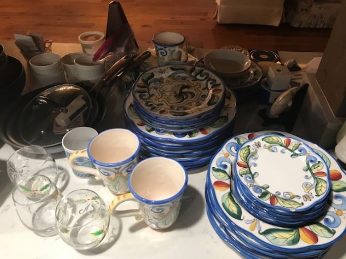 Italian dish set