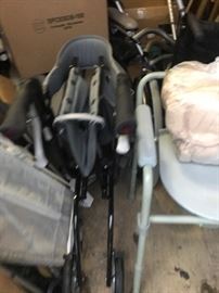 •	Entire Room of state-of-the-art Handicap equipment including leather motorized wheelchair, new wheelchairs, bathroom wheelchair, home batching and bed devices for handicap, blood pressure machine, home medical devices and equipment