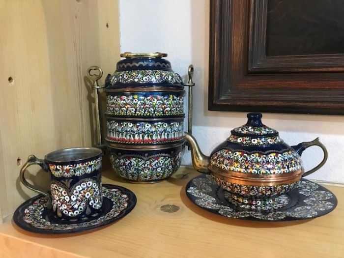 •	1970s Morocco Tea set