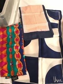 silk vera and silk st. John scarves