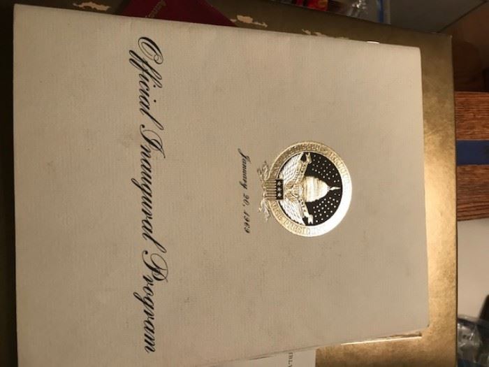 1960s Inaugural Program guide
