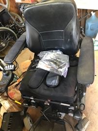 • Entire Room of state-of-the-art Handicap equipment including a $3000.00 M300 Permobil leather motorized wheelchair, new wheelchairs, bathroom wheelchair, home batching and bed devices for handicap, blood pressure machine, home medical devices and equipment
