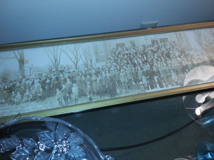 1919 Church of Jesus Christ of Latter Day Saints Yard Long Real Photo Lamoni IA