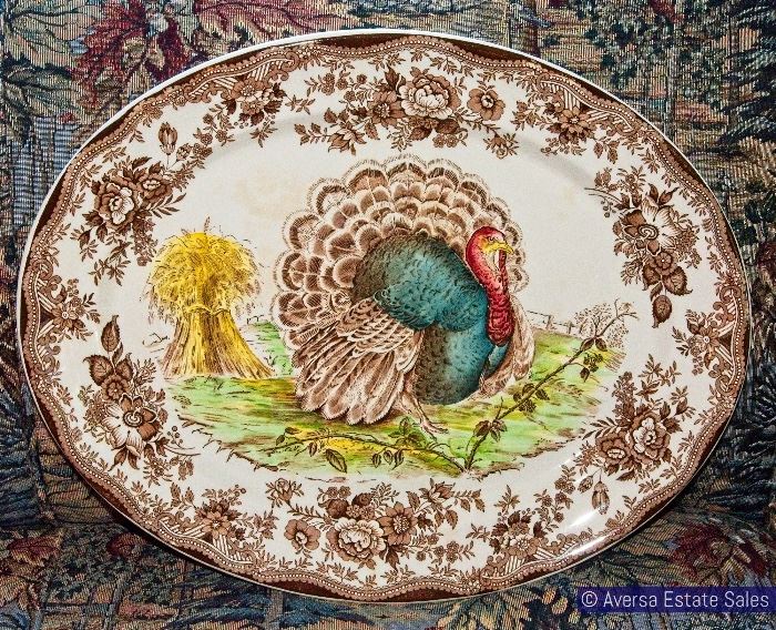 Staffordshire Turkey Platter