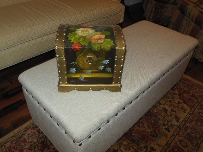 Lovely Hand Painted Decorative Chest