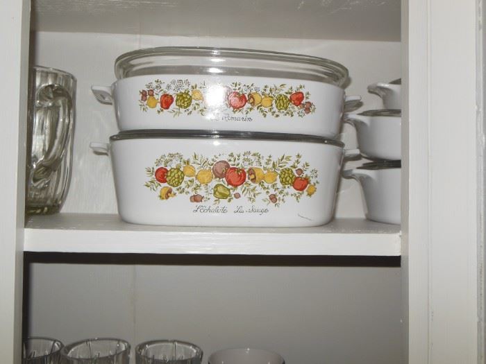 Many Pyrex Pieces