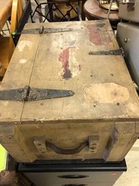 Vintage Hotel Astor shipping crate